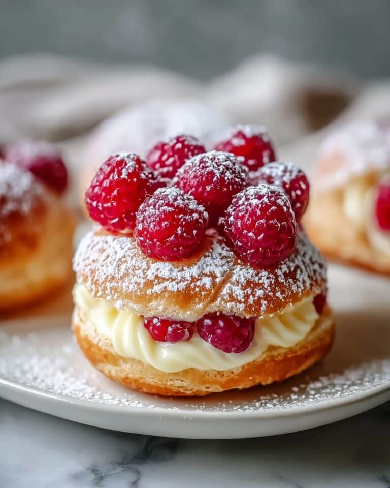 Delightful Raspberry Custard Buns Recipe
