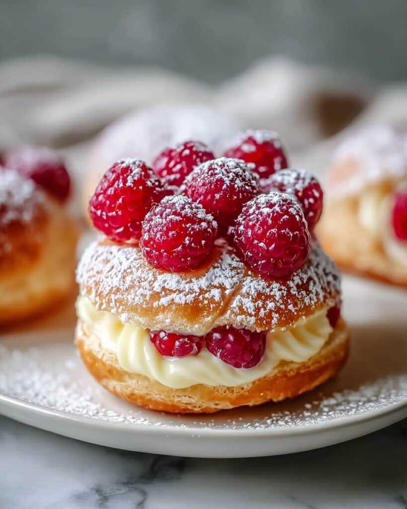 Delightful Raspberry Custard Buns Recipe