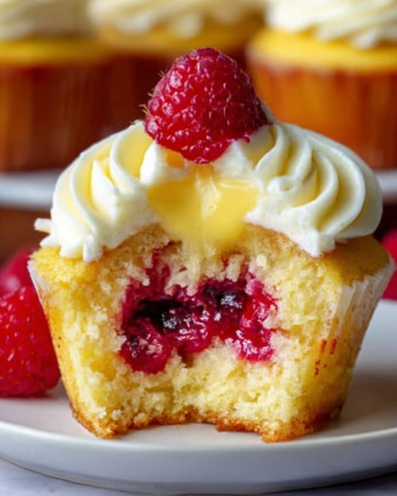 Raspberry Lemon Heaven Cupcakes Recipe