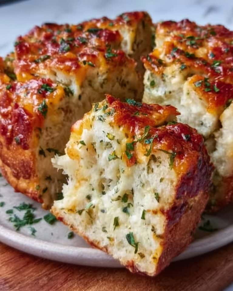 Crispy Garlic Parmesan Herb Bread Recipe