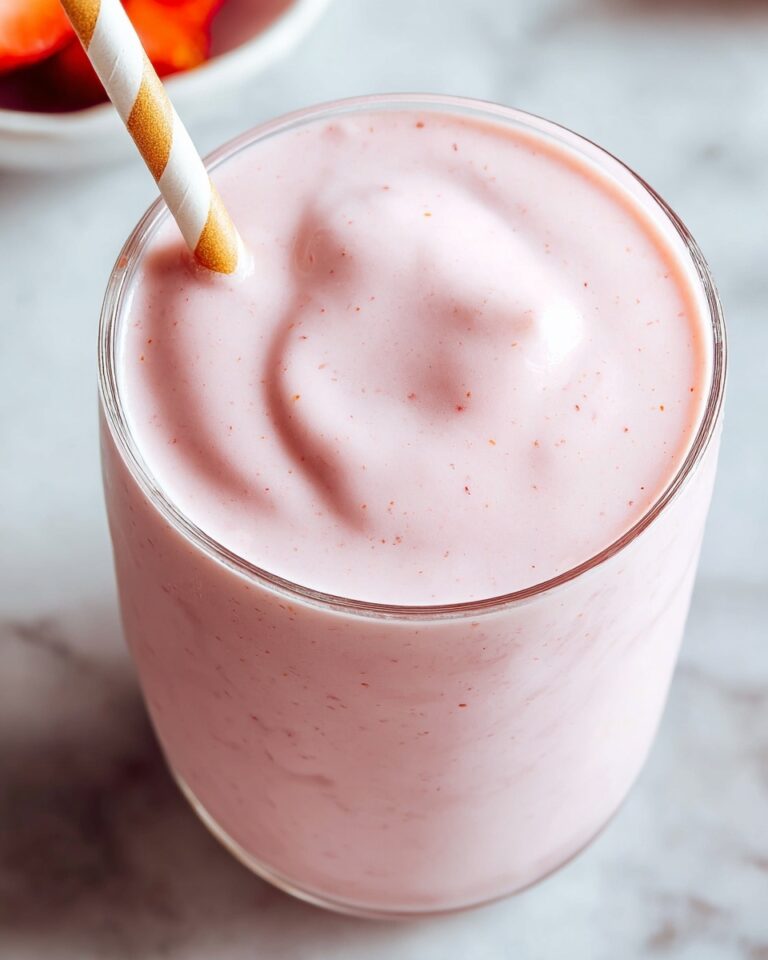 Creamy Cottage Cheese Strawberry Banana Smoothie Recipe