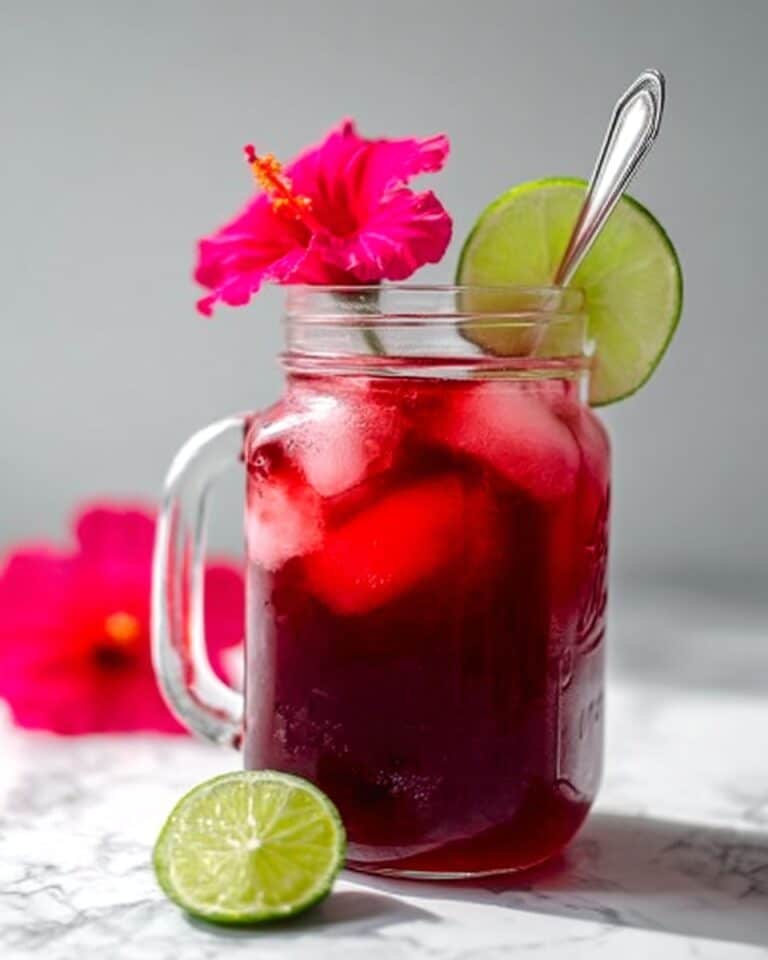 Hibiscus Iced Tea Cooler Recipe
