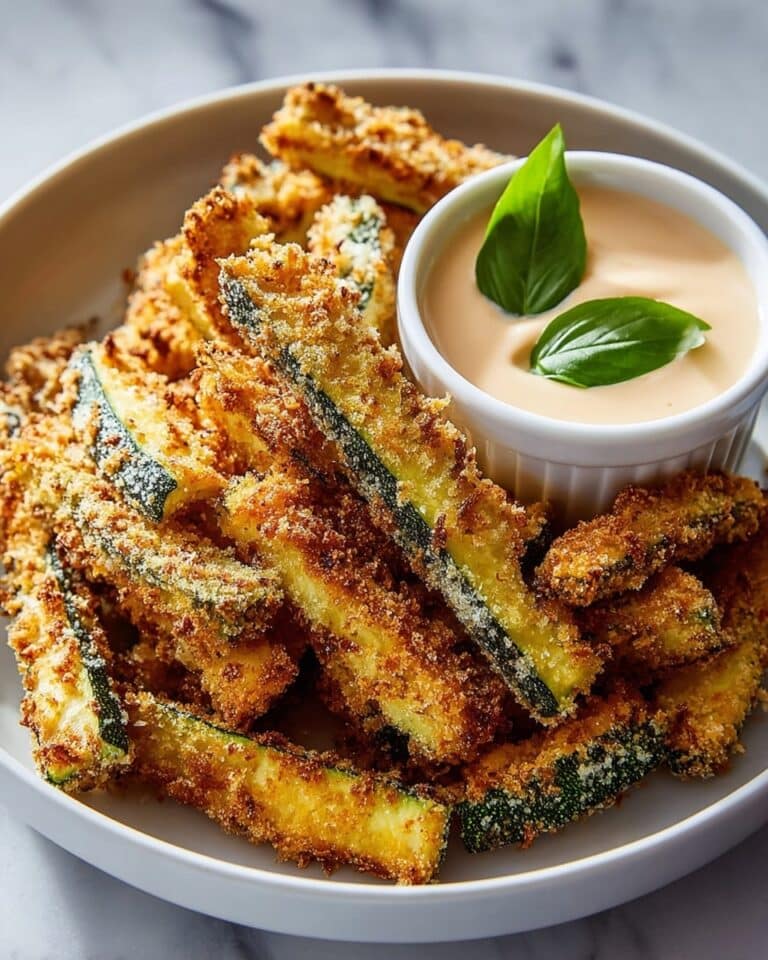 Crispy Baked Keto Zucchini Fries Recipe