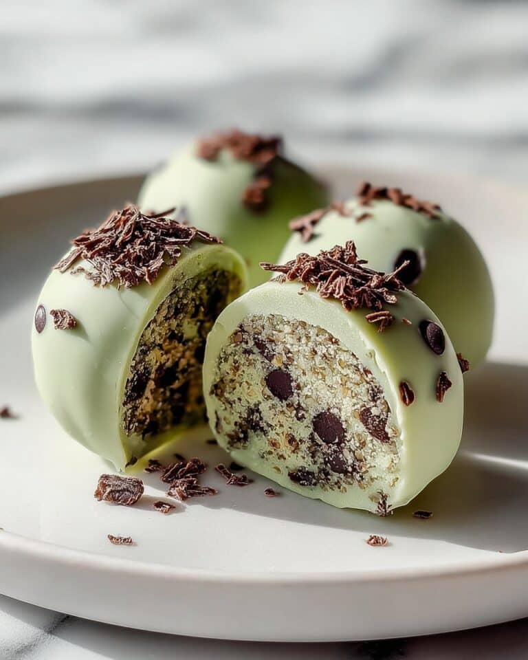 Mint Chocolate Chip Protein Balls Recipe
