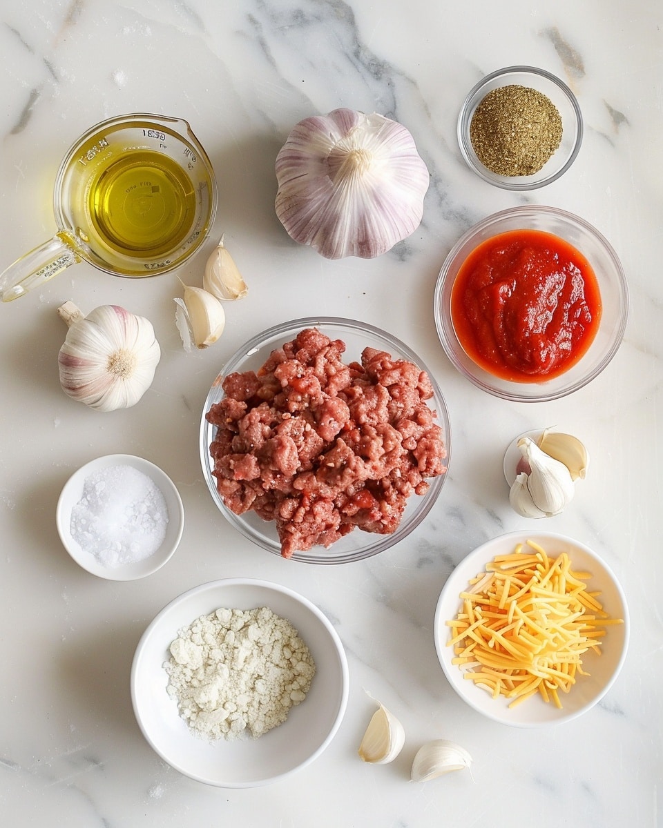 Single white plate presenting one generous portion of cheesy ground beef and rice casserole, close-up angled view revealing layers of fluffy seasoned rice, browned ground beef, diced red bell peppers, and melted golden cheddar cheese on top, garnished with finely chopped fresh parsley and a dollop of sour cream, steam gently rising to emphasize warmth, set against a white marble background, styled like a food blog serving photo taken with an iphone --ar 4:5 --v 7