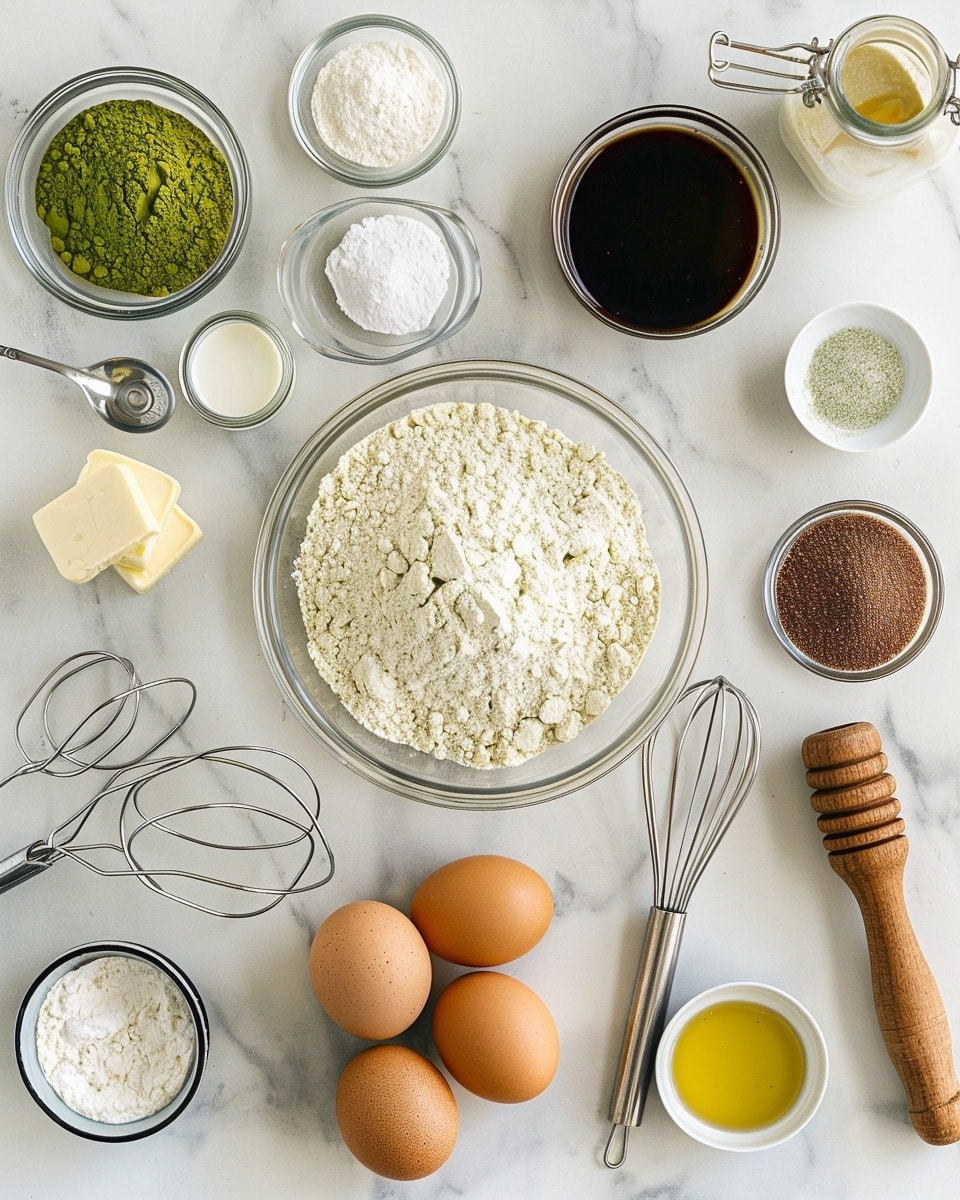 Single white plate featuring a thick slice of vibrant green matcha pound cake, showcasing its dense, moist interior texture with fine crumb details visible, angled to reveal the rich green tea layers and the slightly browned crust edges, garnished with a light dusting of matcha powder on the side of the plate, placed elegantly on a white marble surface with soft natural lighting, styled in a food blog aesthetic, intimate close-up view photo taken with an iphone --ar 4:5 --v 7