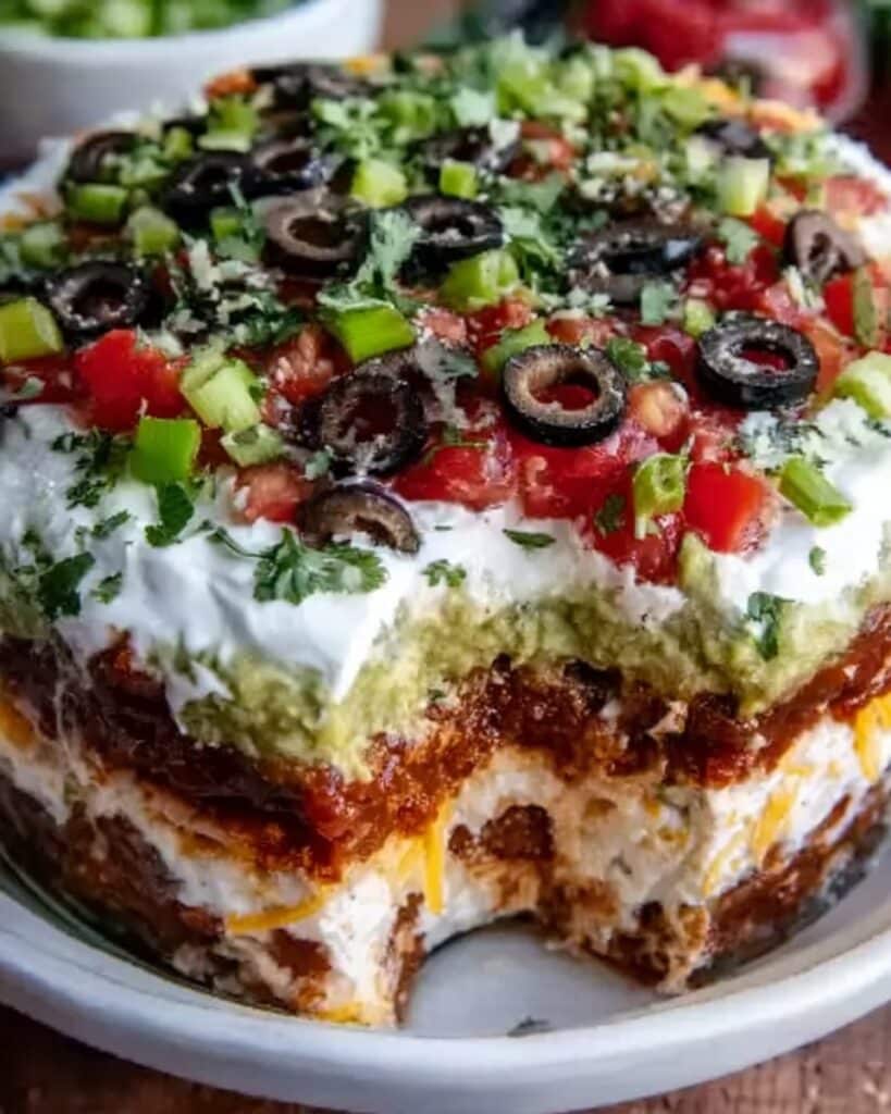 Flavorful Seven-Layer Mexican Dip Recipe