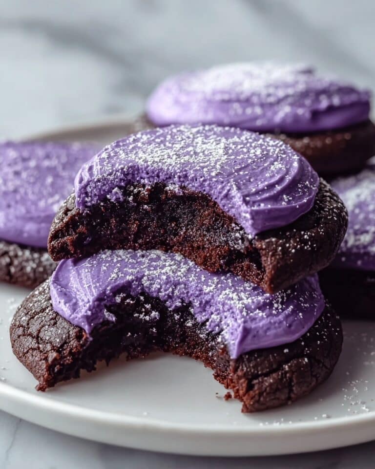 Ube Brownie Cookies: Chewy, Colorful Delights Recipe
