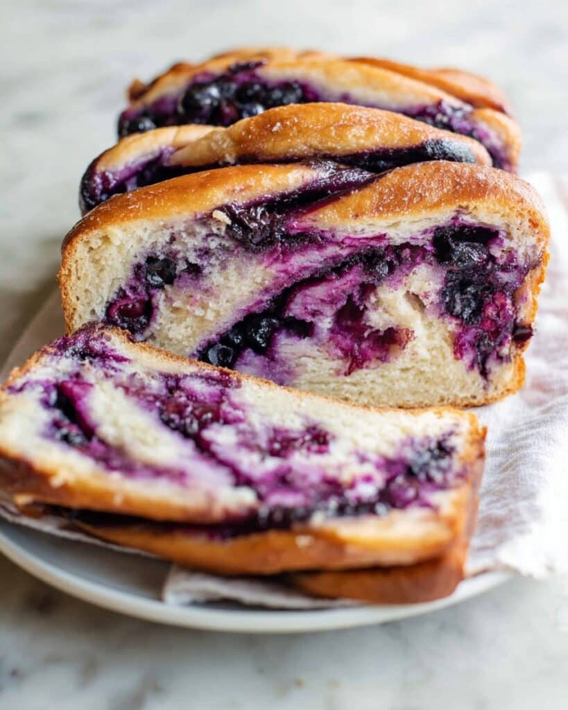 Blueberry Cream Cheese Babka Recipe