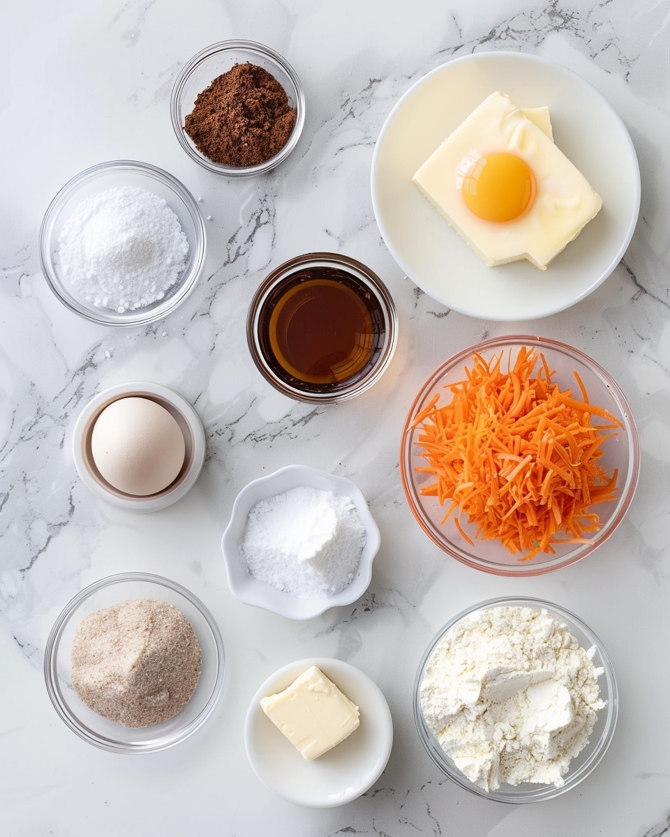 A single white plate showcasing one square slice of carrot cake with a thick, creamy layer of smooth cream cheese frosting in the middle, close-up angled shot revealing moist, textured carrot bits and crumbly cake layers coated with visible sugar crystals on top, the rich brown and orange hues contrasting with the creamy white center, placed on a white marble surface, natural lighting highlighting the cake’s tender crumb and luscious frosting, intimate plated serving photo taken with an iphone --ar 4:5 --v 7