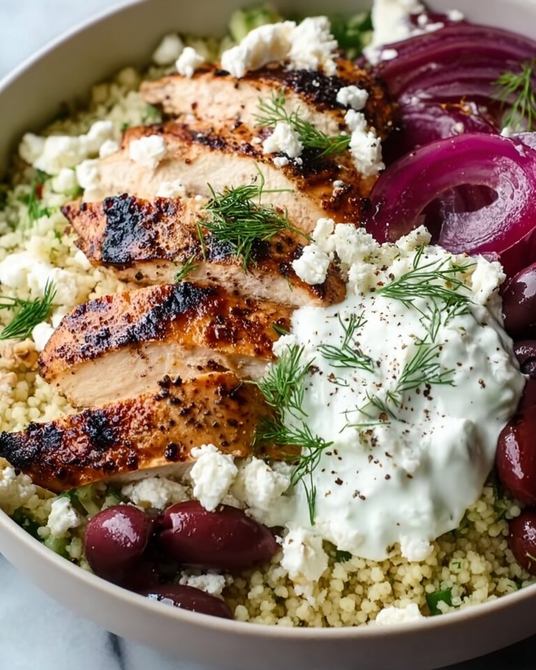 Low Carb Greek Chicken Bowl Recipe