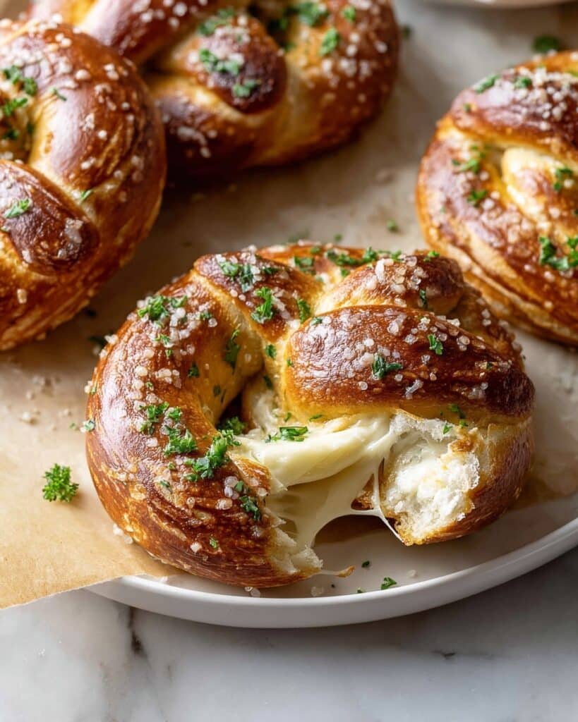 Spinach Artichoke Stuffed Pretzels Recipe