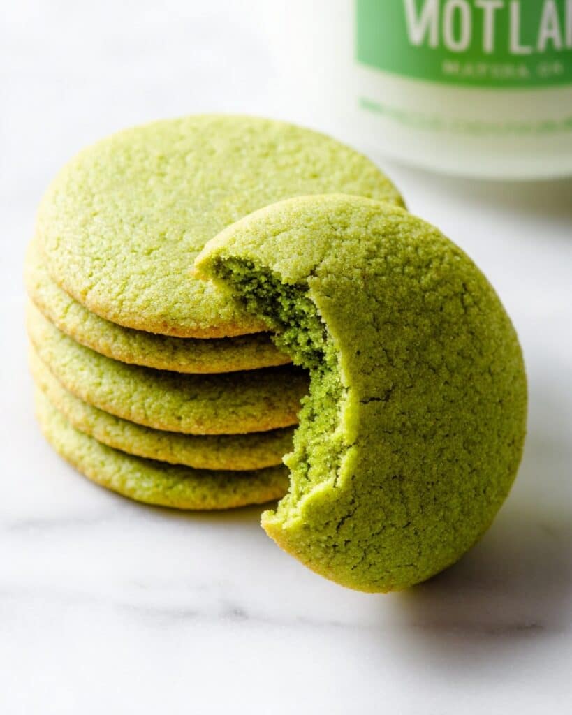 Matcha Shortbread Cookies Recipe