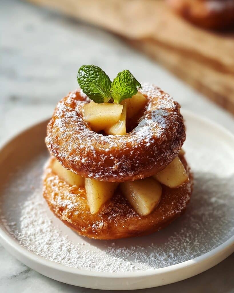 Baked Apple Pie Mochi Donuts Recipe
