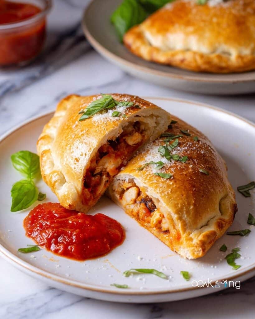 Chicken & Pesto Calzones Recipe
