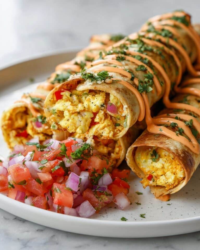 Vegan Breakfast Tofu Taquitos with Pico de Gallo Recipe