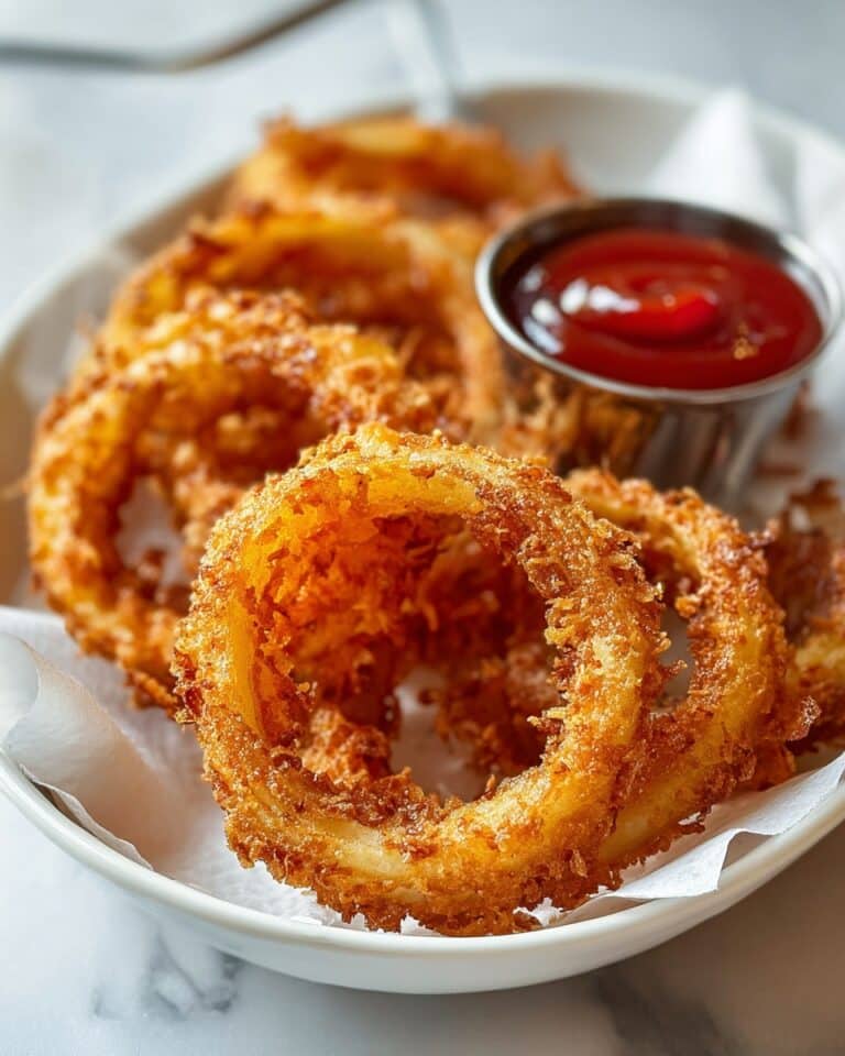 Crispy Air Fryer Onion Rings Recipe