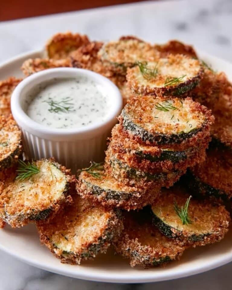 Crispy Fried Mushrooms with Ranch Dip Recipe
