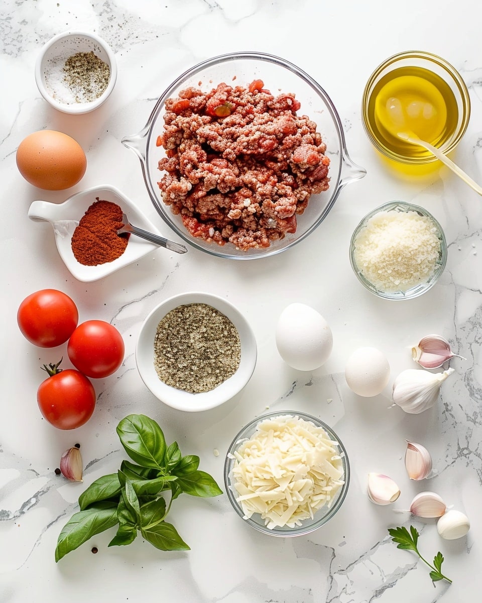 Single white plate with one golden, crispy arancini ball sliced in half to reveal a creamy, cheesy risotto interior with bits of green herbs and melted cheese, topped with a small dollop of bright red marinara sauce and a fresh basil leaf, close-up angled view showcasing crispy exterior texture contrasting with soft filling, natural light highlighting vibrant colors, placed on white marble surface, intimate plated serving photo taken with an iphone --ar 4:5 --v 7