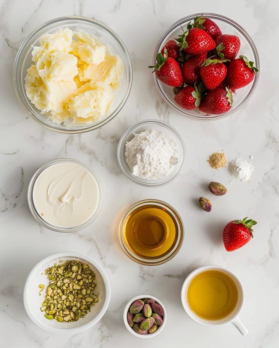 Single white glass filled with a layered serving of fresh strawberry slices, green tea powder, and rich chocolate cream, topped with a sprinkle of crushed pistachios, close-up angled shot revealing the vibrant red of the strawberries contrasted with the smooth chocolate and green tea layers, garnished with additional pistachios on top, placed on white marble surface under natural light, styled as an intimate plated dessert from a food blog, photo taken with an iphone --ar 4:5 --v 7