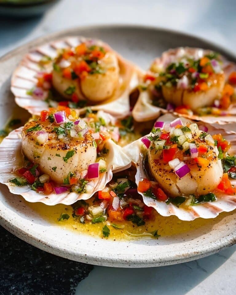 Zesty Spicy Scallop Ceviche Recipe