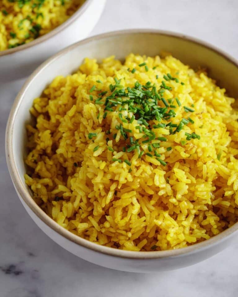 Easy Turmeric Rice with Coconut Milk Recipe