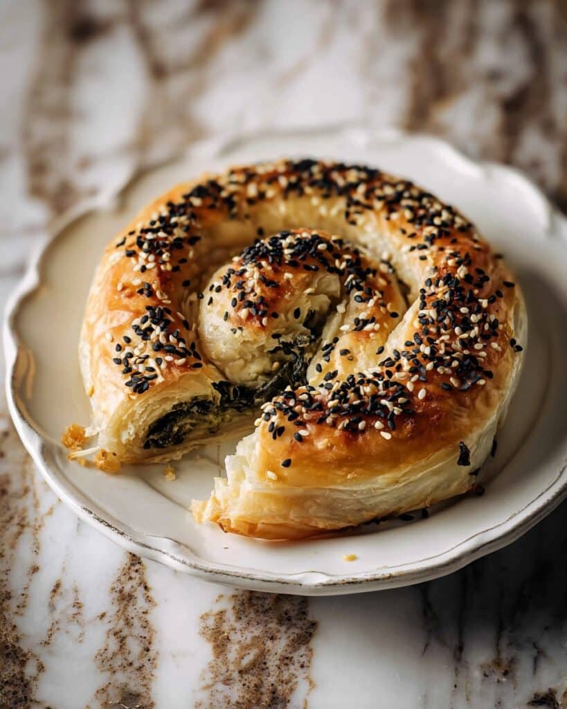 Phyllo Spinach and Cheese Roll (Spanakopita-inspired) Recipe