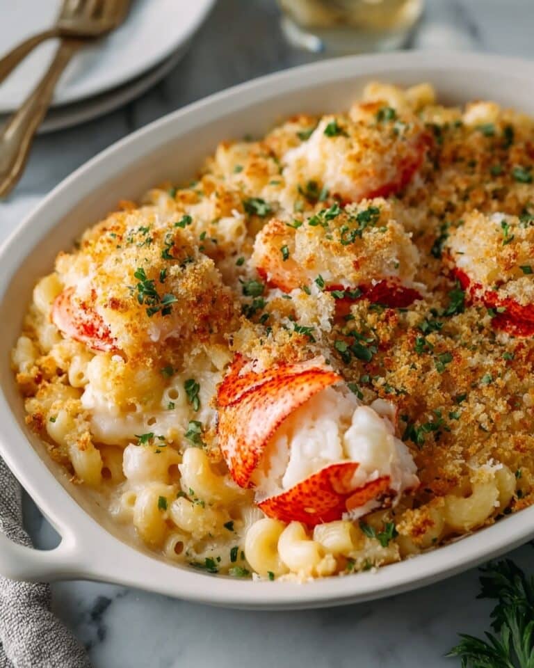 Mouthwatering Lobster Casserole with Buttery Ritz Topping Recipe
