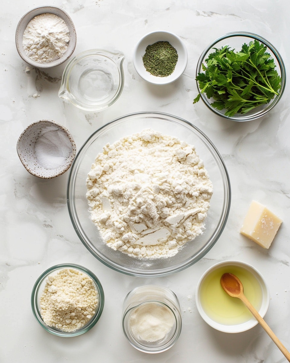 Single white plate featuring one thick, fluffy pull-apart bread roll segment generously topped with golden melted cheese, sprinkled with vibrant green herbs and black pepper, showcasing the soft, airy interior texture and lightly browned crust, warm and inviting close-up shot with natural light highlighting the bread’s layers and seasoning, placed on a white marble surface, styled as an individual serving from a food blog, photo taken with an iphone --ar 4:5 --v 7
