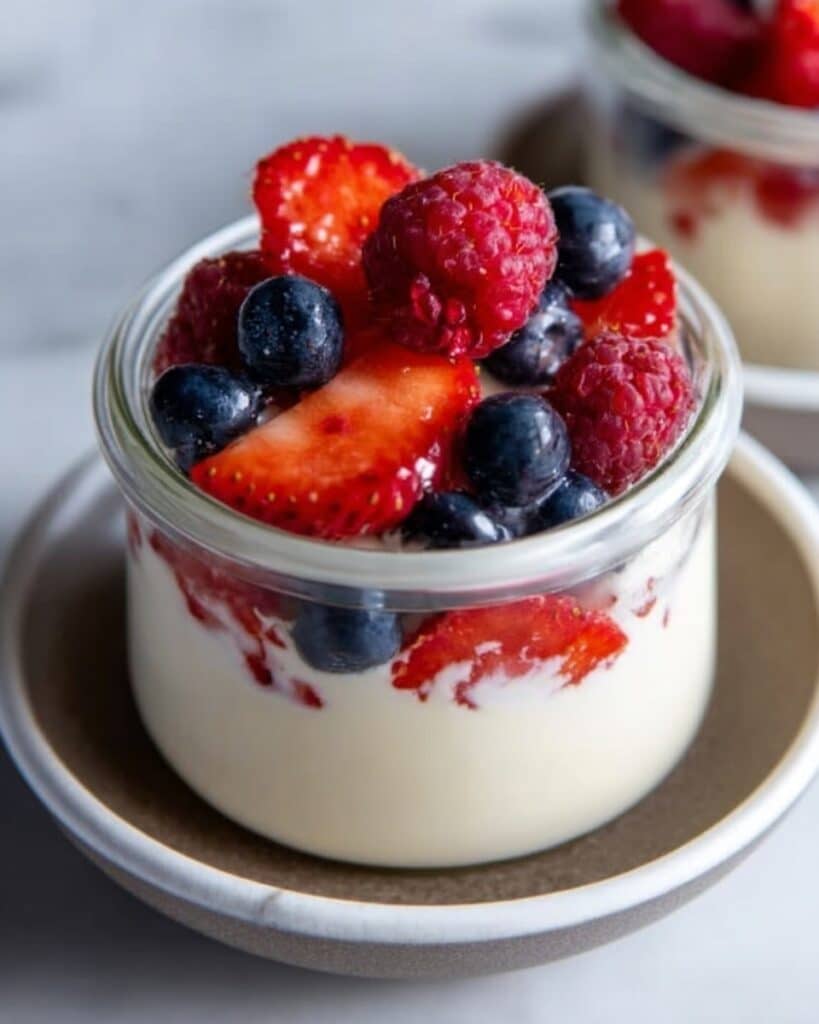 5-Minute Mini Vanilla Berry Mousse Jars: Luscious No-Bake Joy Recipe