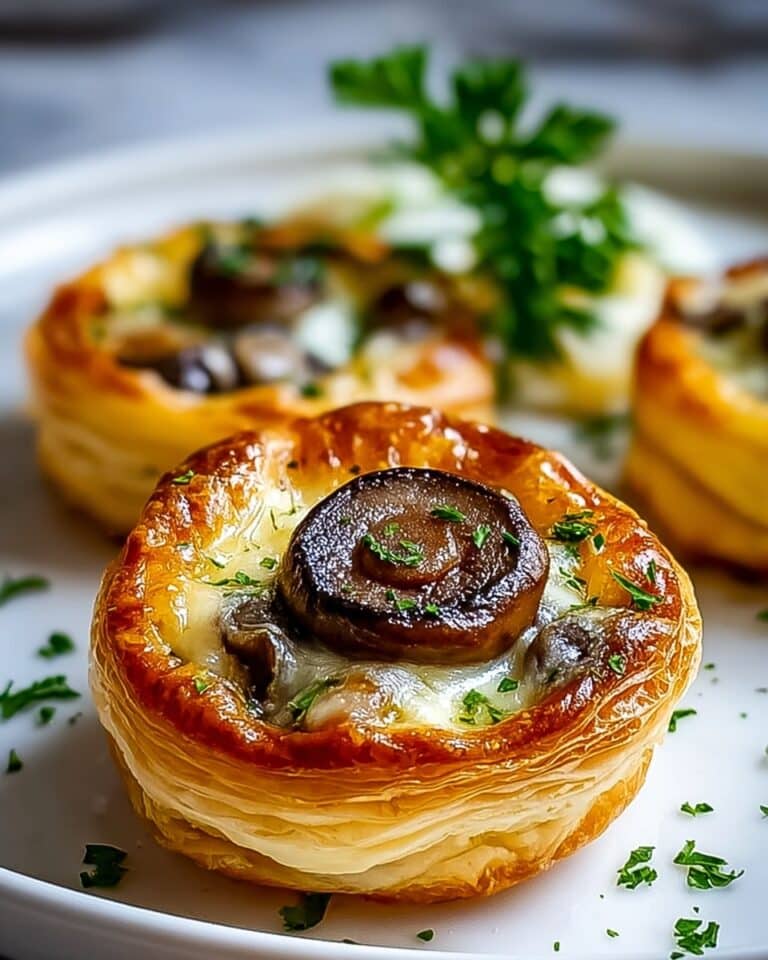 Irresistible Mushroom and Cheese Pinwheels Recipe