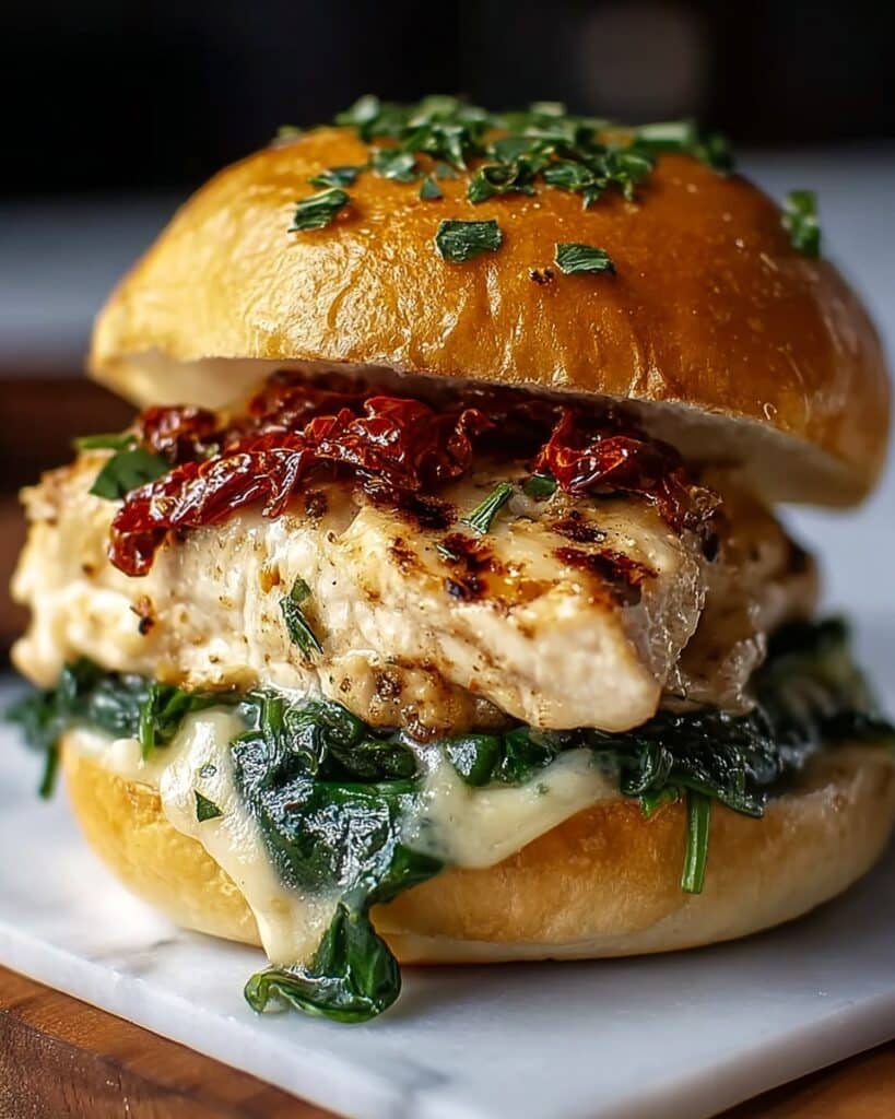Irresistibly Creamy Marry Me Chicken Sandwich with Sun-Dried Tomatoes Recipe