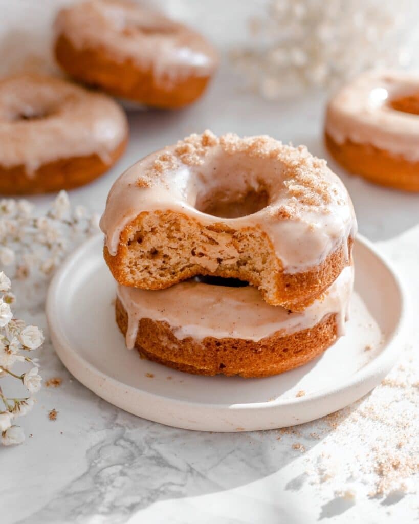 Baked Apple Cider Donuts with Spiced Cider Glaze Recipe