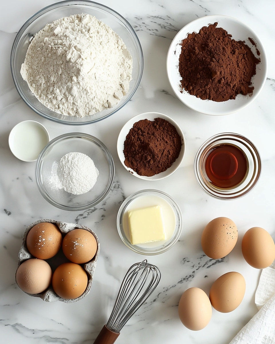 Single white plate showcasing a thick slice of rich chocolate cake with two moist layers separated by creamy chocolate frosting, topped with a smooth chocolate ganache and a decorative dollop of piped chocolate frosting, close-up angled shot emphasizing the moist crumb texture and velvety frosting layers, placed on a white marble surface under natural lighting, styled like an individual serving from a food blog, photo taken with an iphone --ar 4:5 --v 7