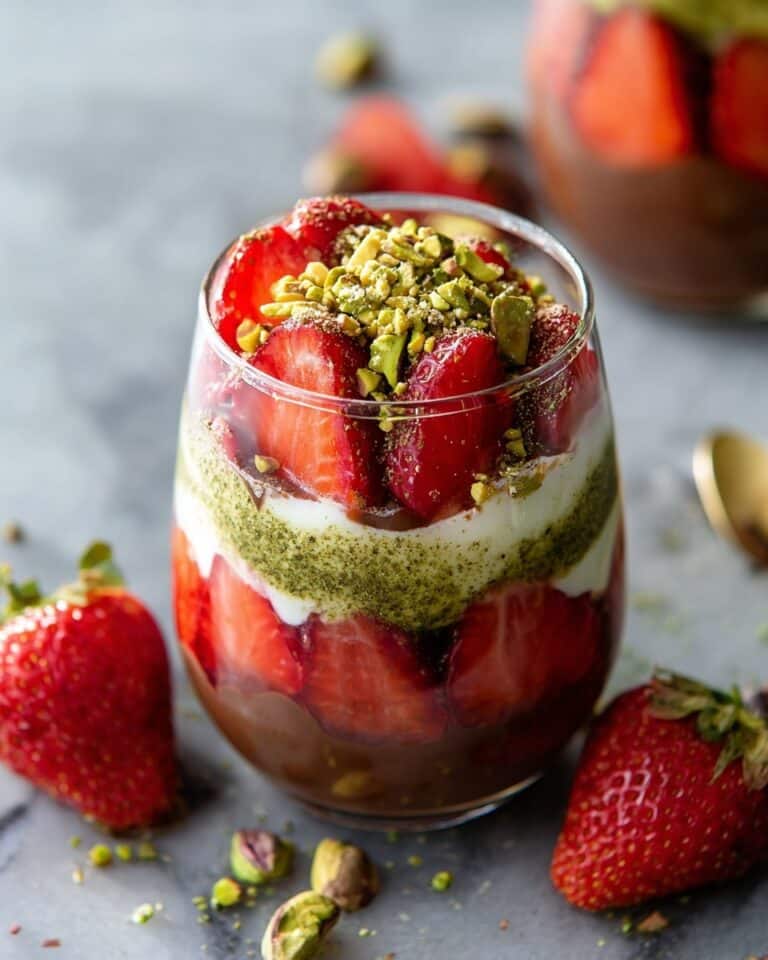Dubai Chocolate Strawberry Cups Recipe