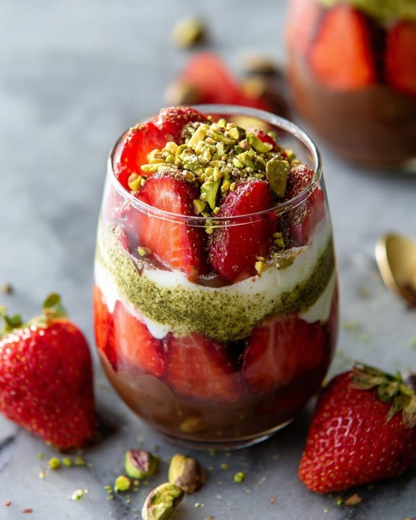 Dubai Chocolate Strawberry Cups Recipe