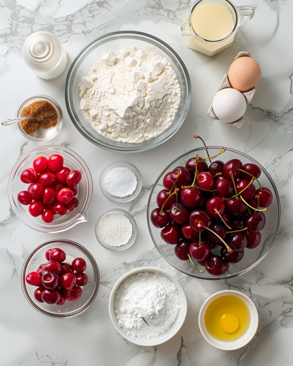 Single white plate with one triangular slice of cherry pie, showcasing the golden lattice crust and vibrant, juicy cherries bursting inside, the glossy filling visible through the gaps, close-up angled view highlighting the flaky, textured crust edges and luscious interior layers, natural lighting enhancing the deep red cherry tones, set on a white marble background, intimate plated serving photo taken with an iphone --ar 4:5 --v 7
