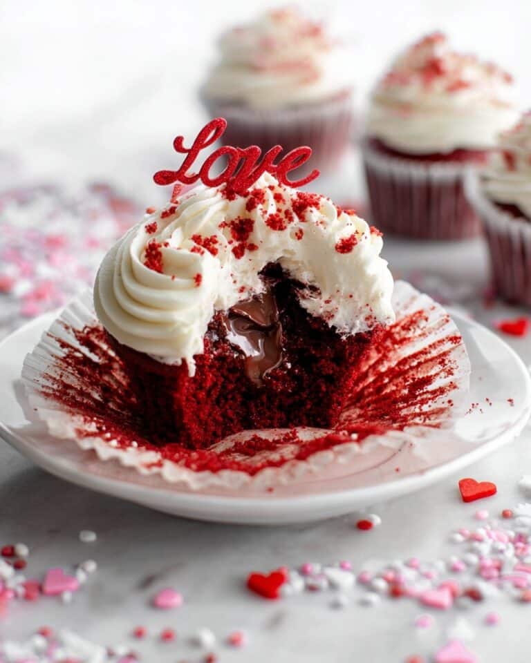 Red Velvet Lava Cupcakes Recipe