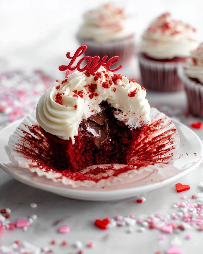 Red Velvet Lava Cupcakes Recipe