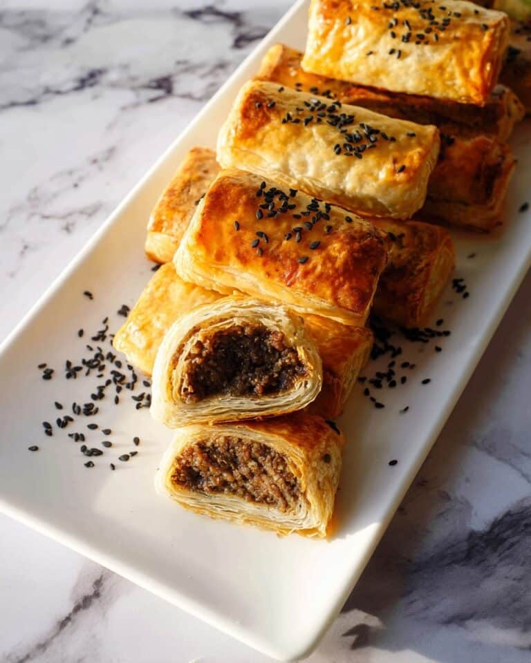 Phyllo Rolls with Ground Beef Recipe