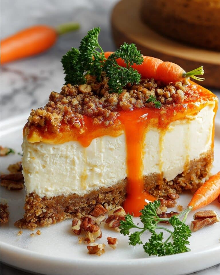 Moist Carrot Cake Cheesecake Recipe