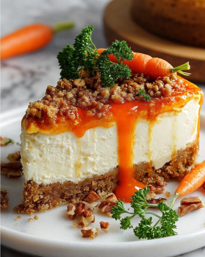 Moist Carrot Cake Cheesecake Recipe