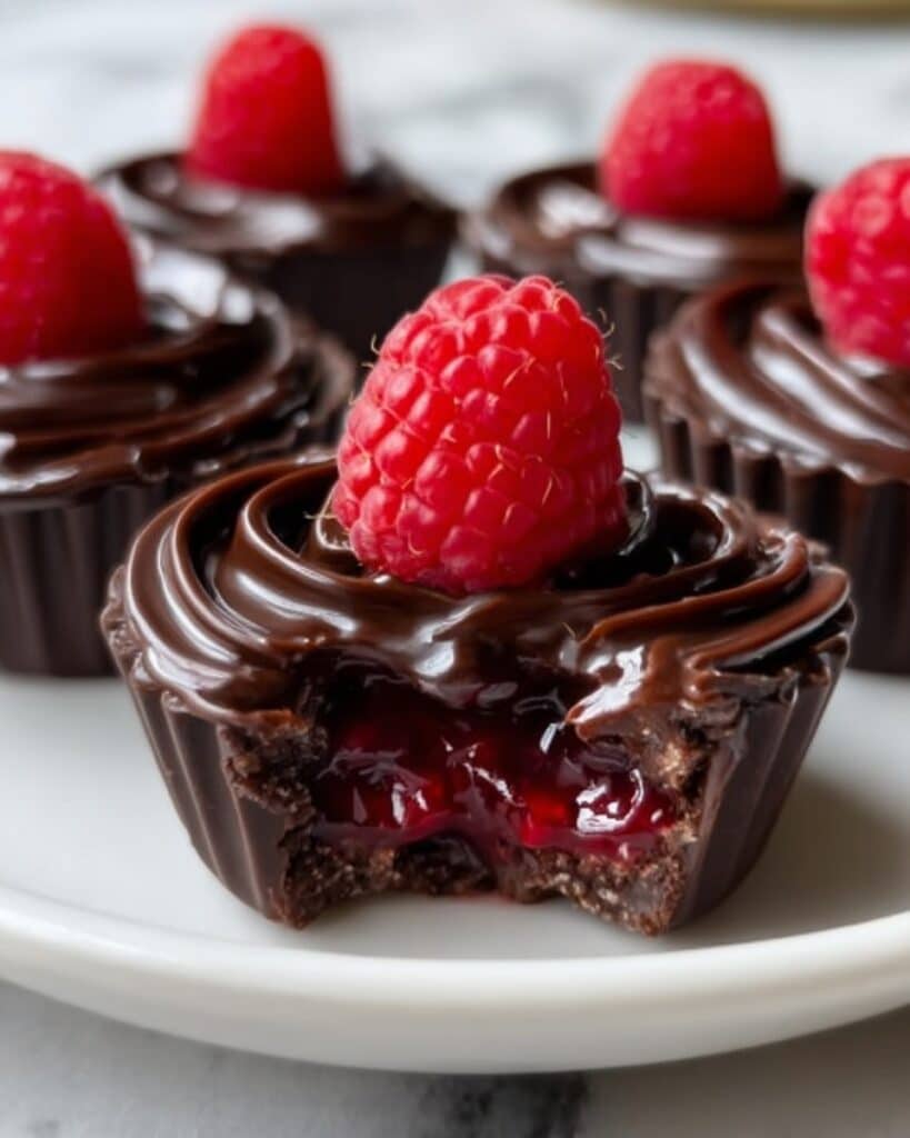 Irresistible Mini Chocolate Raspberry Cups in 30 Minutes Recipe