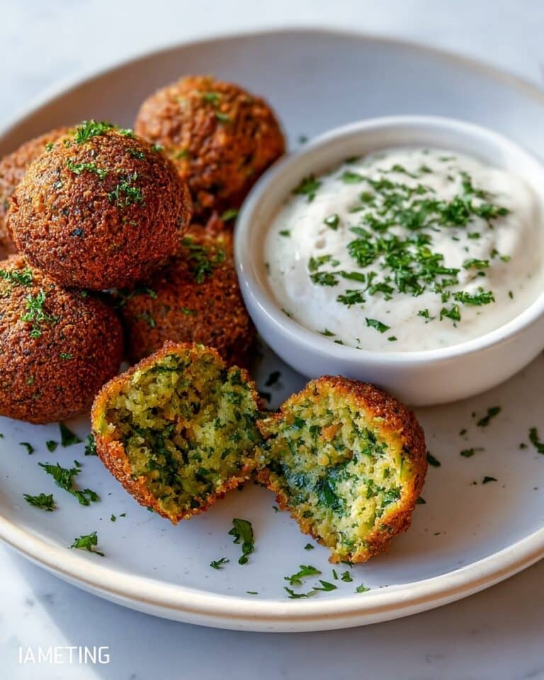 Crispy Air Fryer Falafel Recipe