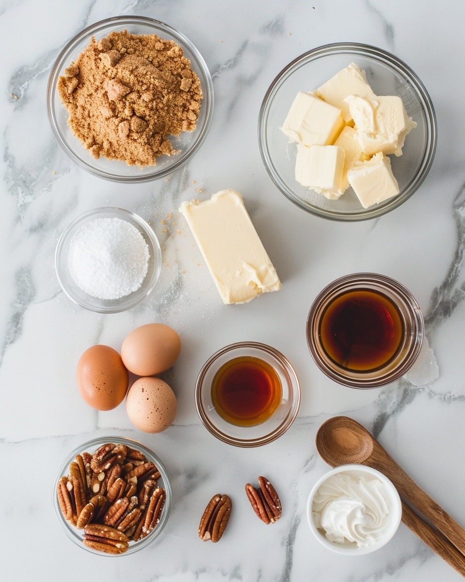 A single slice of rich pecan cheesecake on a clean white plate, angled to showcase the creamy, smooth cheesecake layer atop a dense, crumbly brown crust, generously topped with whole toasted pecans glistening with a light caramel glaze, the interior texture revealing velvety cheesecake contrasted with the crunchy nut topping and firm base, all set against a white marble surface with natural lighting highlighting the shine and inviting textures, styled as a dessert blog-ready plated serving. photo taken with an iphone --ar 4:5 --v 7