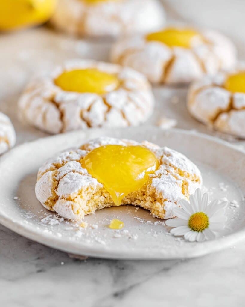 Lemon Curd Thumbprint Cookies Recipe