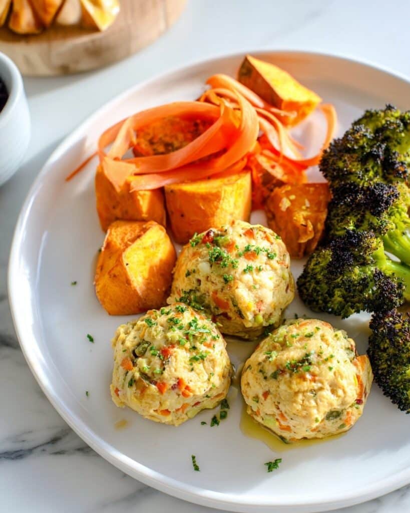 Gluten Free Sheet Pan Turmeric Ginger Turkey Meatballs Recipe