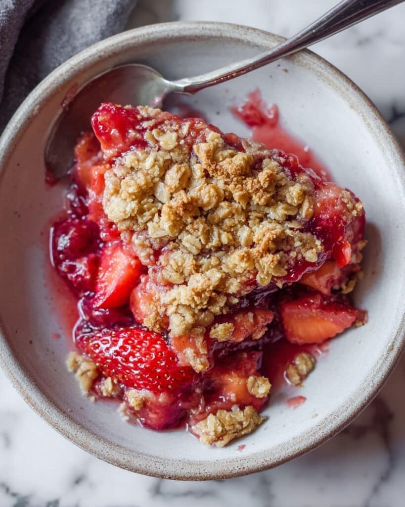 Strawberry Oatmeal Crisp Recipe