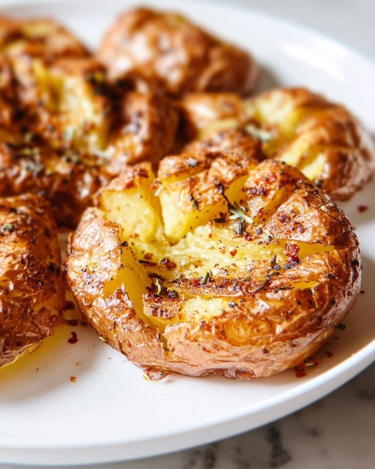 Air Fryer Smashed Potatoes Recipe