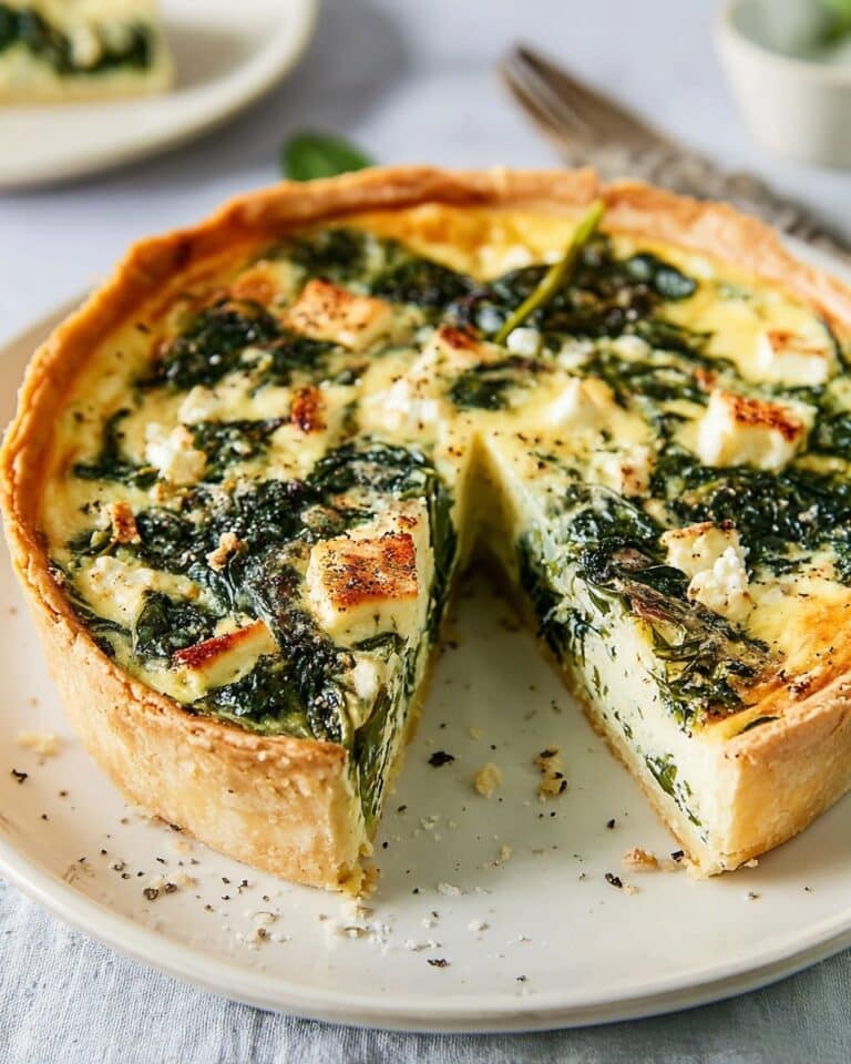 Crustless Spinach and Feta Pressure Cooker Quiche Recipe